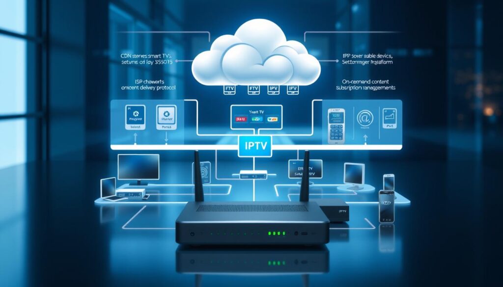 IPTV streaming technology diagram
